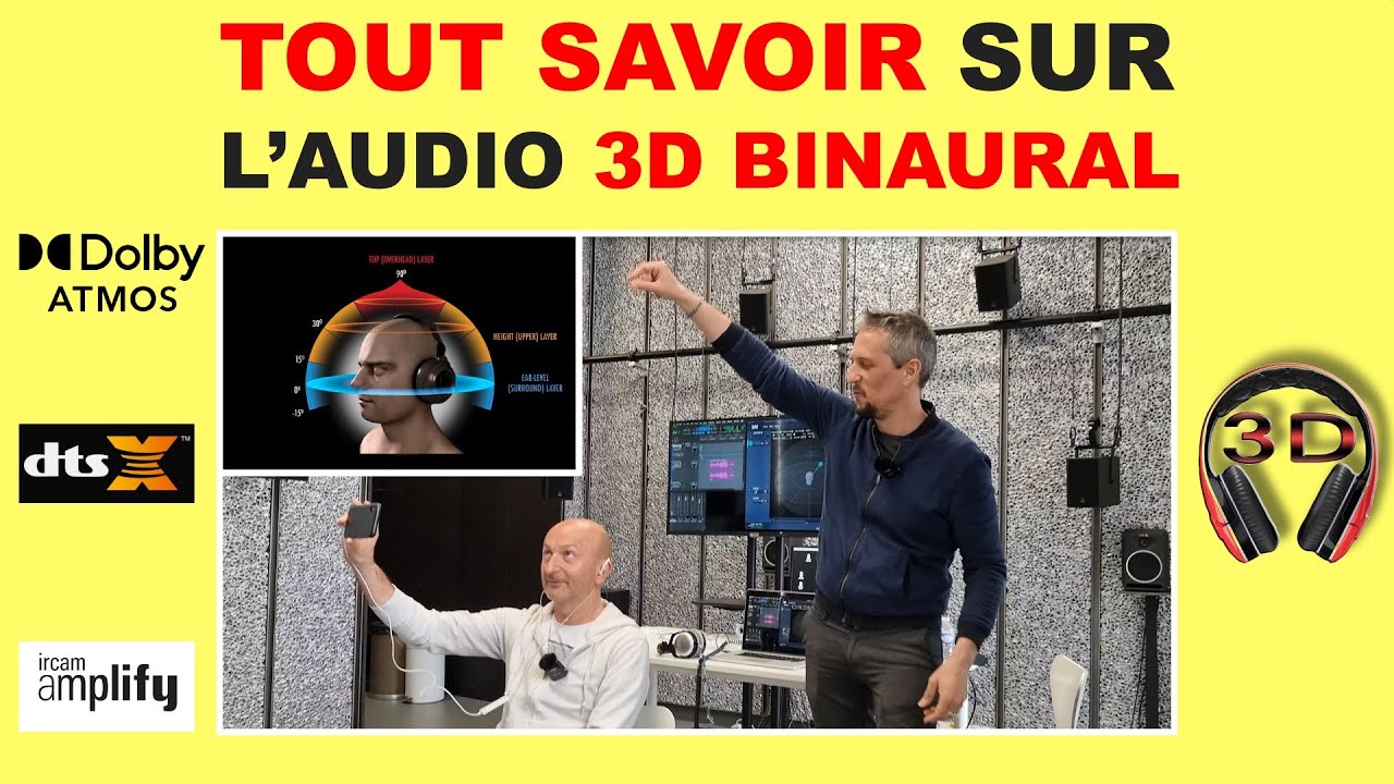 TOUT SAVOIR Sur L'Audio 3D Binaural (GAMING, Musique, Smartphone, Casques) 4K chapitré