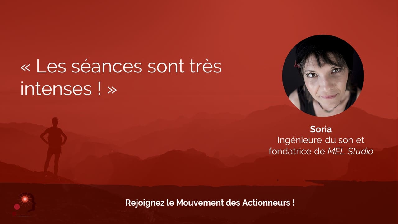 Témoignage de Soria, ingénieure du son et fondatrice du MEL Studio, sur la Visualisation Amplifiée