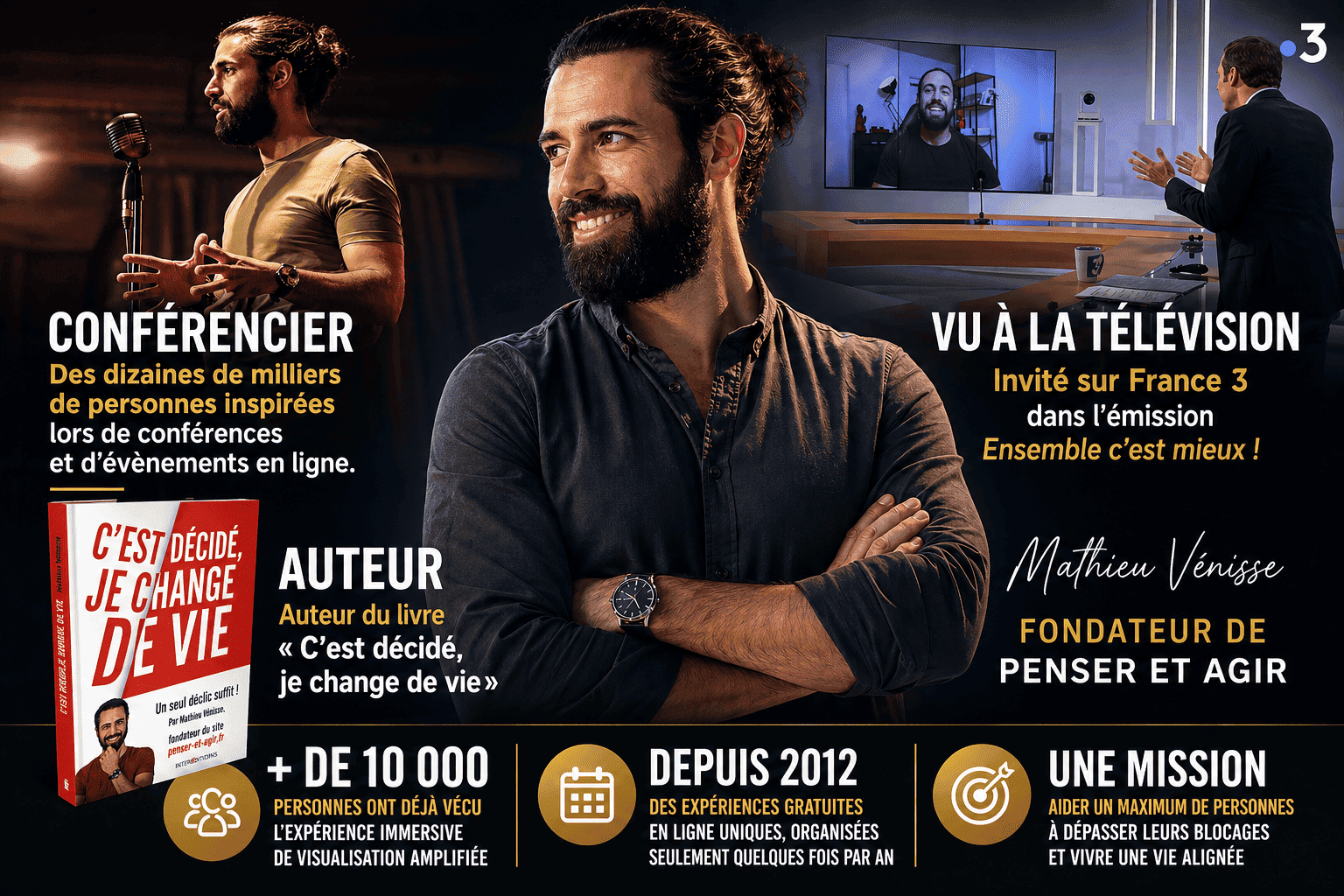 Mathieu Vénisse : fondateur du mouvement des Actionneurs et organisateur des Expériences Immersives de Visualisation Amplifiée