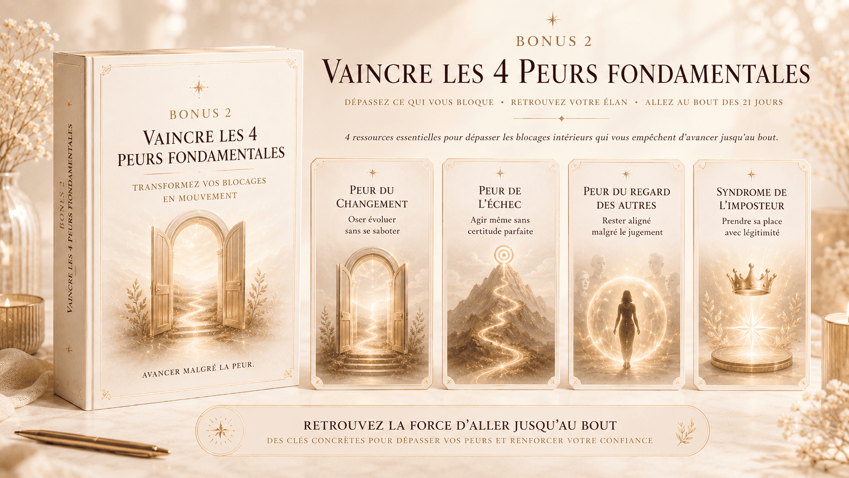 Défi R.E.V.I.E. - Bonus 2 - Vaincre les 4 peurs fondamentales