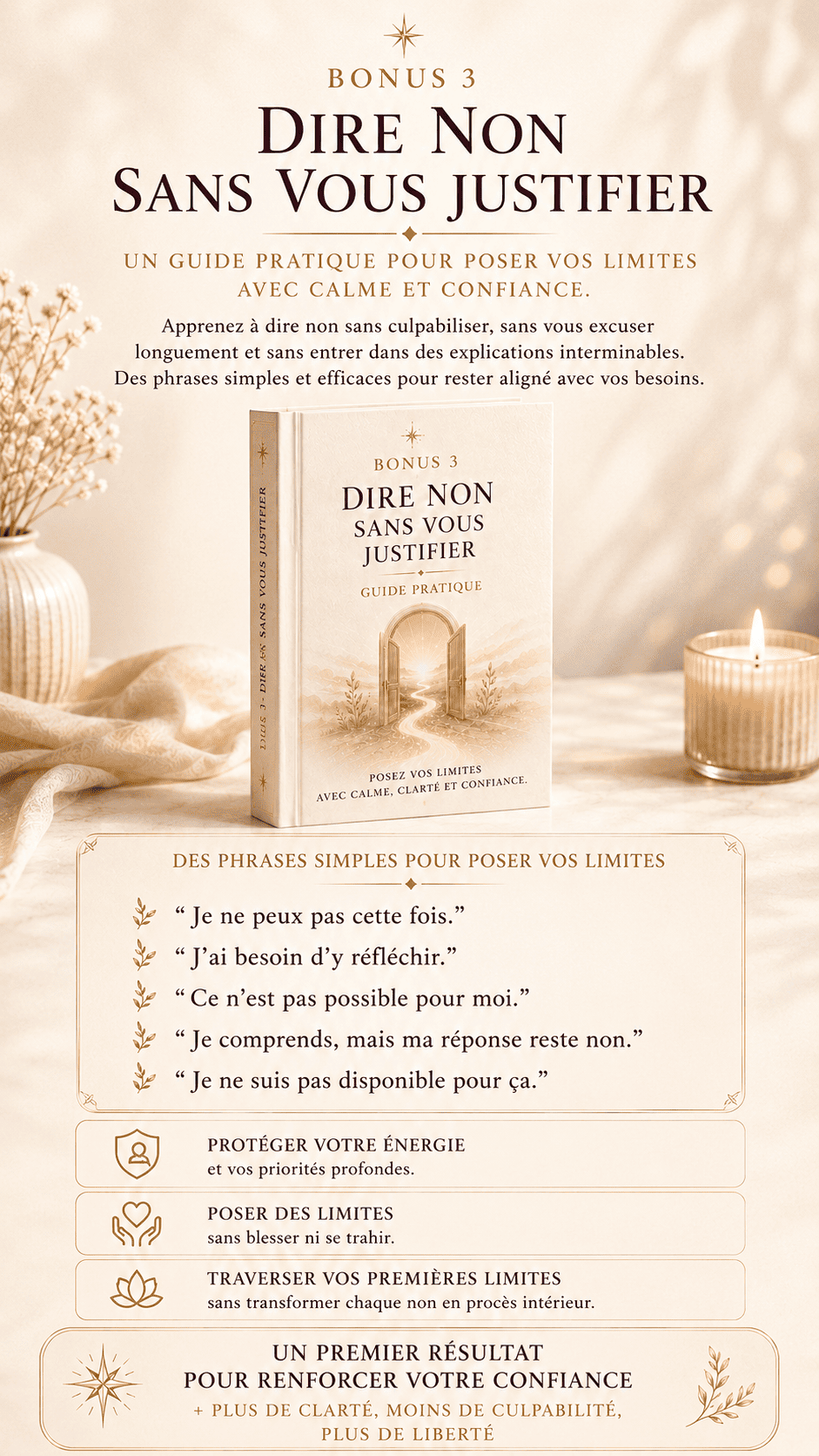 Défi R.E.V.I.E. - Bonus 3 - Dire "non" sans vous justifier