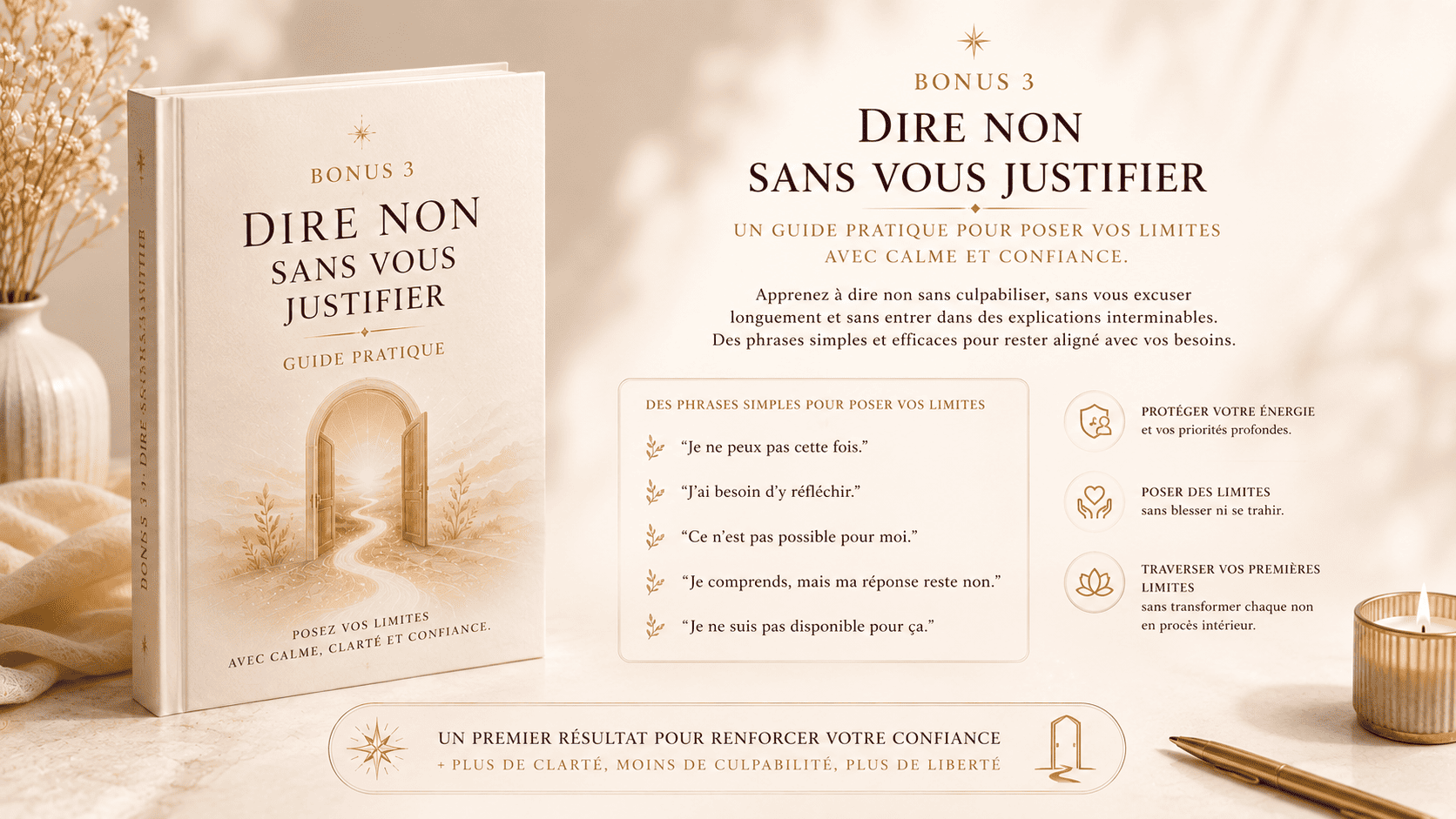 Défi R.E.V.I.E. - Bonus 3 - Dire "non" sans vous justifier